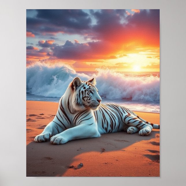 White Tiger Poster (Vorne)