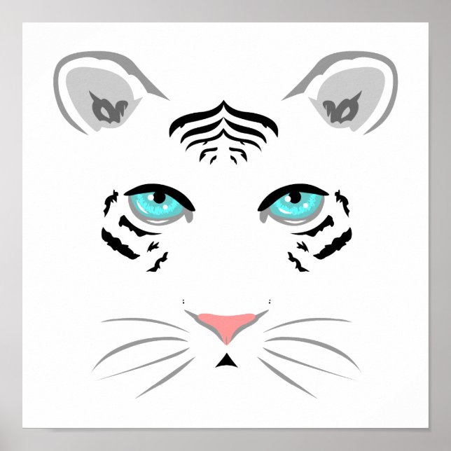 White Tiger Poster (Vorne)