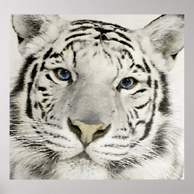 White Tiger Poster (Vorne)