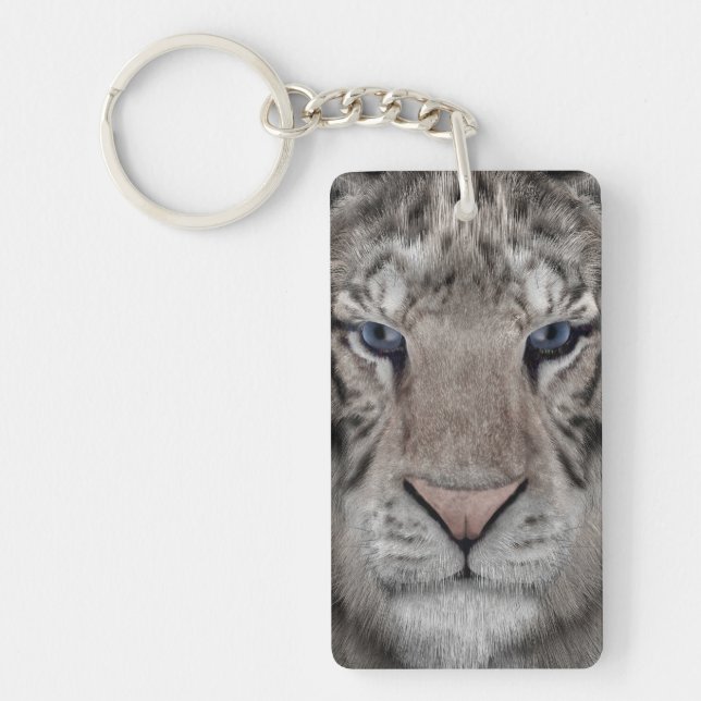 White Tiger Schlüsselanhänger (Vorderseite)