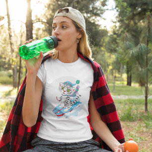 White Tiger Snowboarding Womens T - Shirt
