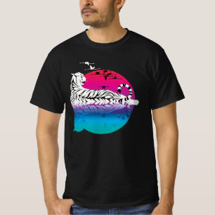 White Tiger Sunset T-Shirt