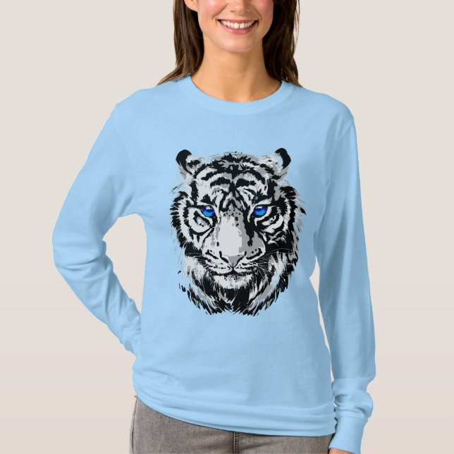 White Tiger Tshirts - Tiger Women Shirt (Vorderseite)