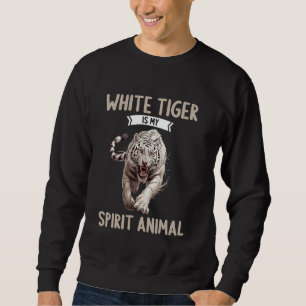 White Tigers White Tiger ist mein Geistertier Sweatshirt