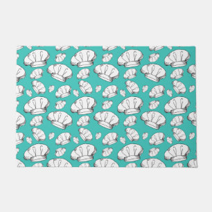White Toque Blanche Köche Hats Köche Zuhause Fußmatte
