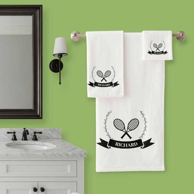 white towel, bath towel, guest towel, tennis, badhandtuch set (Von Creator hochgeladen)