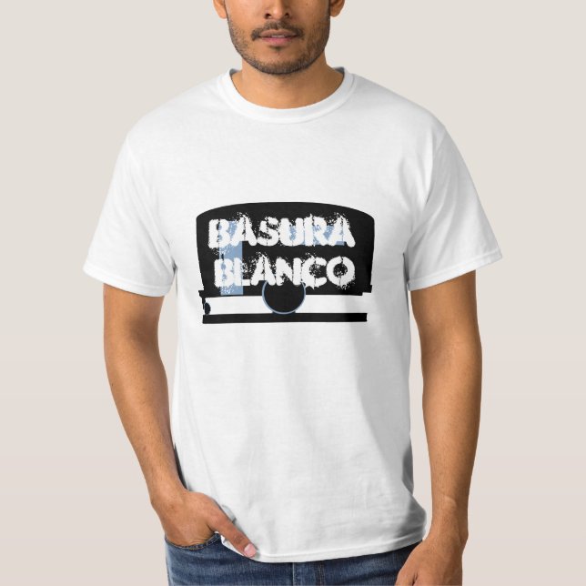 White Trash ~ Basura Blanco ~ Lager-Reise-Anhänger T-Shirt (Vorderseite)