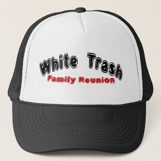 White Trash Franc-Hut Truckerkappe (Vorderseite)