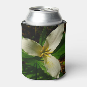 White Trillium Blume Spring Wildblume Dosenkühler