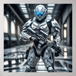 White Trooper Poster