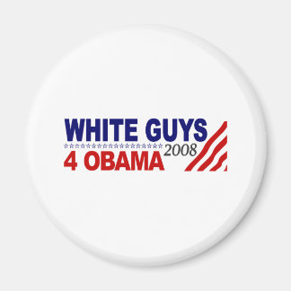 White Typ 4 Obama Magnet