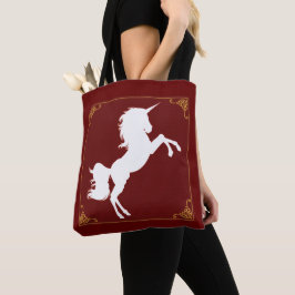 White Unicorn Tote Bag