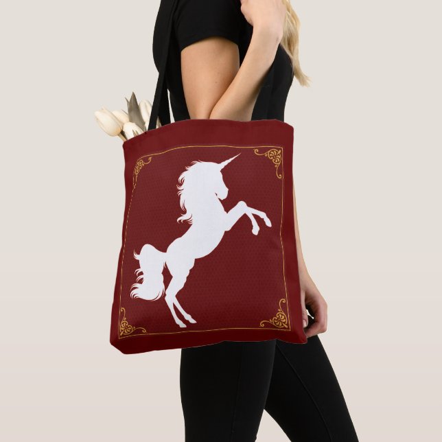 White Unicorn Tote Bag (Von Nahem)
