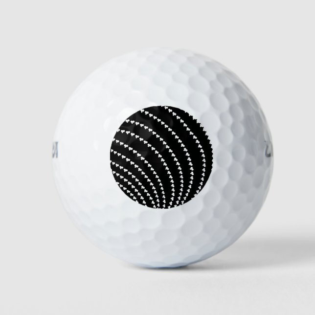 White Vortex Golfball (Vorderseite)