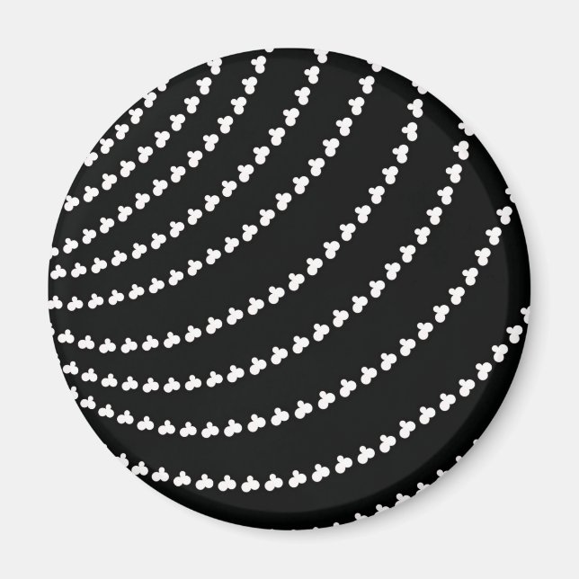 White Vortex Magnet (Vorne)