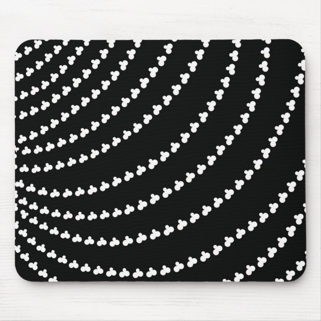 White Vortex Mousepad (Vorne)