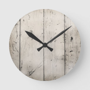 WHITE-WASHED WOOD TEXTURED GRAIN BACKGROUNDS WALLP RUNDE WANDUHR