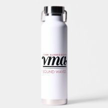 White Water Flasche mit schwarzem Curry Name, Tele