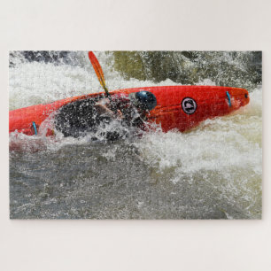 White Water Kayak Abenteuer - 20 x 30 Puzzle