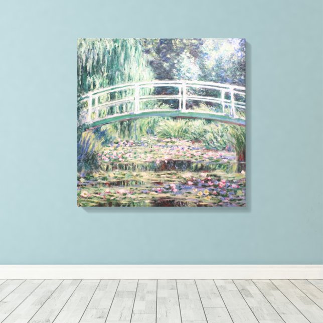 White Water Lilies | Claude Monet Leinwanddruck (Insitu (Holzboden))