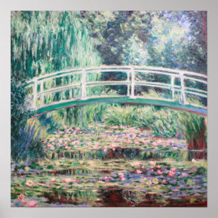 White Water Lilies   Claude Monet Poster