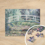 White Water Lilies | Claude Monet Puzzle<br><div class="desc">White Water Lilies (1899) von dem französischen Impressionisten Claude Monet. Originelle Kunstmalerei ist ein Öl auf der Leinwand eines Gartens mit Wasserlililien unter der japanischen Brücke. 

Verwenden Sie die Entwurfstools,  um einen benutzerdefinierten Text hinzuzufügen oder das Bild zu personalisieren.</div>