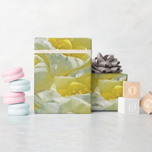 White Water Lilies Geschenkpapier (Babyparty)