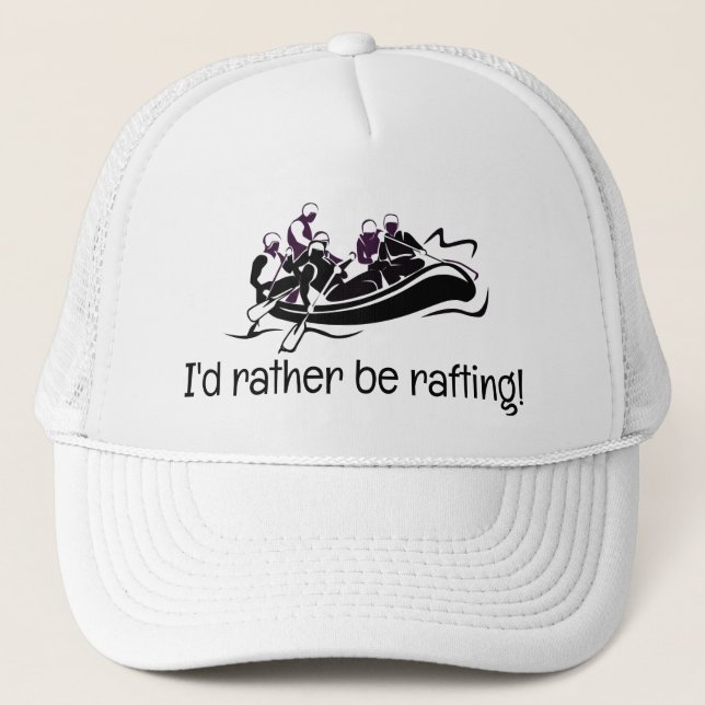 White Water Rafting Design Trucker Hut Truckerkappe (Vorderseite)