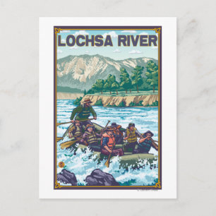 White Water Rafting - Lochsa River, Idaho Postkarte