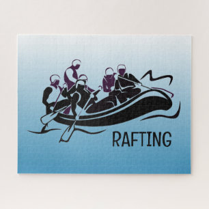 White Water River Rafting Jigsaw Puzzle