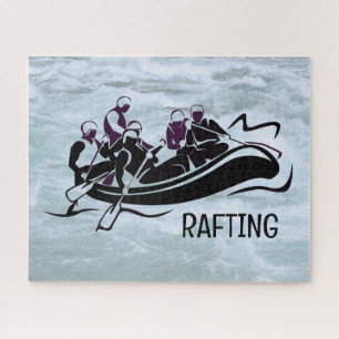 White Water River Rafting Jigsaw Puzzle