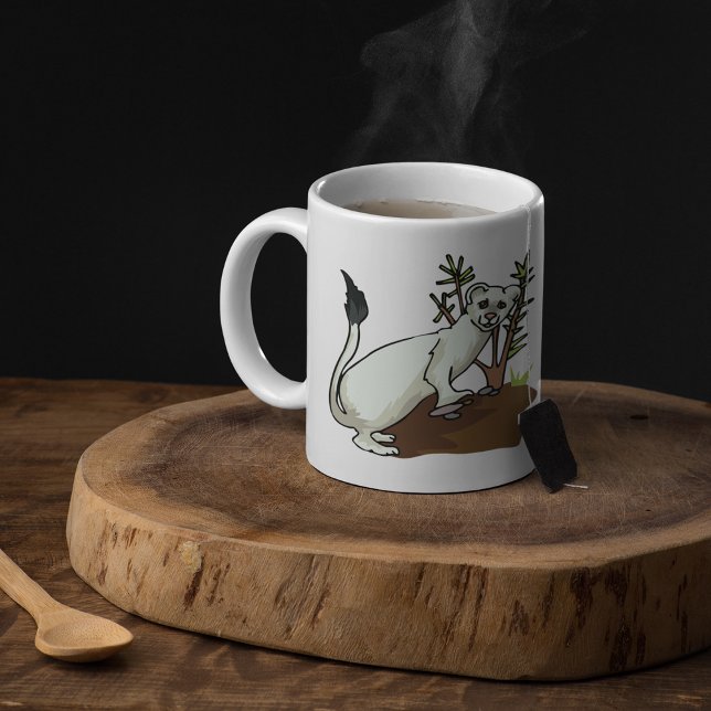 White Weasel Kaffeetasse (Von Creator hochgeladen)
