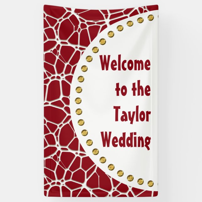 White Web Texture + Ihr Bachgr. Ideen Banner (Vertikal)