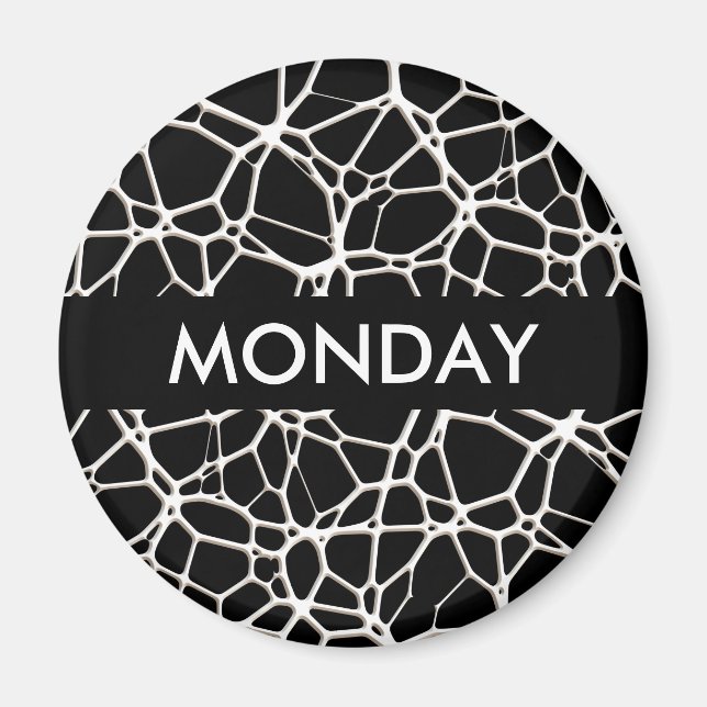 White Web Texture + Ihr Bachgr. Ideen Magnet (Vorne)