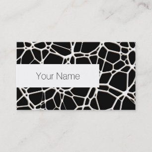 White Web Texture + Ihr Bachgr. Ideen Visitenkarte