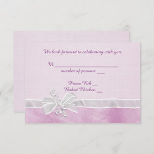 White Wedding Bow UAWG Einladung