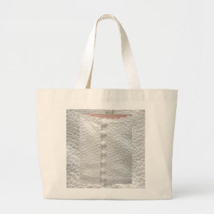 White Wedding Gown Bag - Anpassbar Jumbo Stoffbeutel