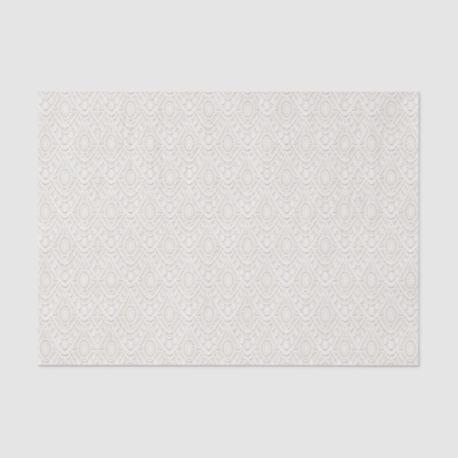 White Wedding Lace Seidenpapier (Vorderseite)