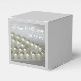 White Wedding Pearls Geschenkschachtel