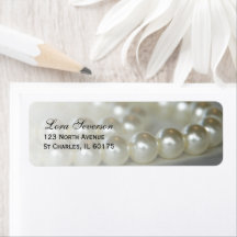 White Wedding Pearls Rücksendeadresse