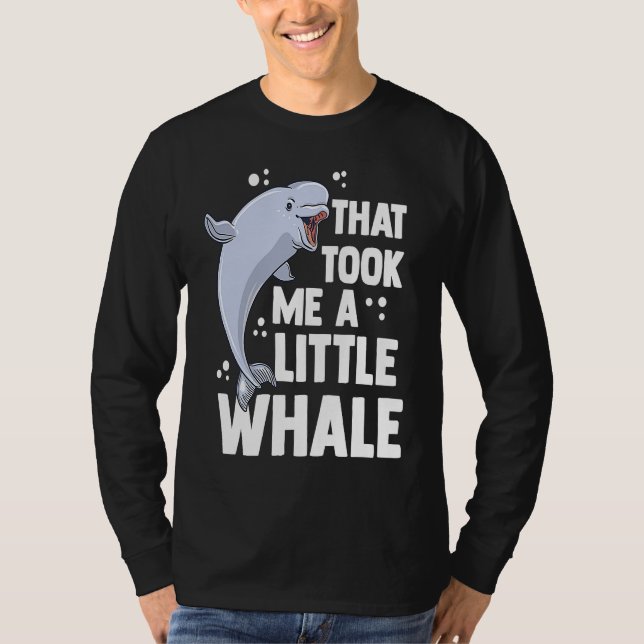 White Whale Marine Mammal & Whale Watching T-Shirt (Vorderseite)