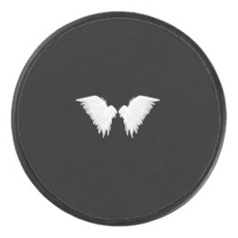 White Wings Hockey Puck
