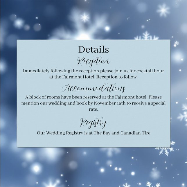 White Winter Dragon Snowflakes Blue Begleitkarte (Von Creator hochgeladen)