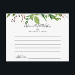 White Winter Peony Floral Wedding Advice Card Postkarte<br><div class="desc">Diese weiße Winterpony Blumenratte ist perfekt für eine moderne Hochzeit. Das Design besticht durch hübsche, von Hand gezeichnet, weiße Bäuche, die in hübsche Bouquets mit bordeauxfarbenen Buds und grünen Blätter eingefasst sind. Diese Karten sind ideal für Hochzeiten, Brautparty, Babydusche, Graduiertenfest u.v.m. Personalisieren Sie die Karten mit den Namen der Braut...</div>