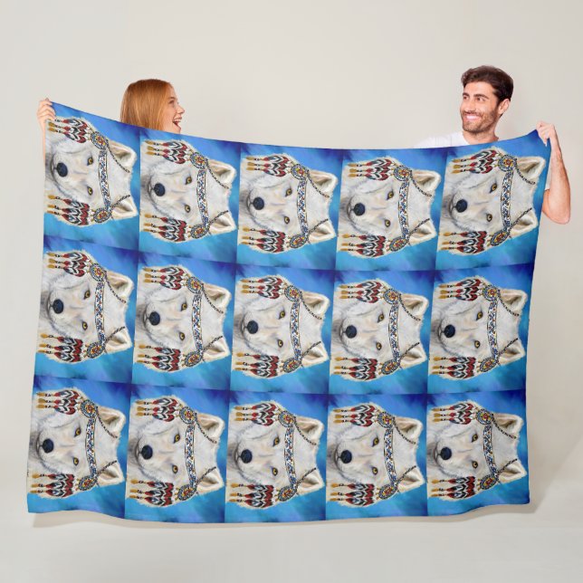 White Wolf Fleecedecke (Beispiel)