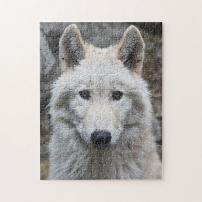 WHITE WOLF JIGSAW PUZZLE HERAUSFORDERUNG (Vertikal)