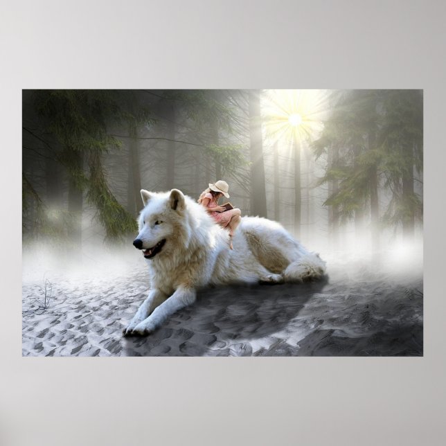 White Wolf Poster (Vorne)