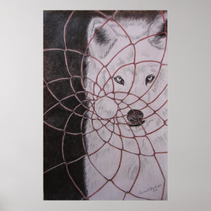 White Wolf Poster