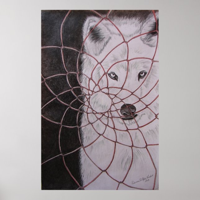 White Wolf Poster (Vorne)