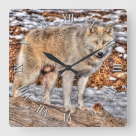 White Wolf, Schnee und Wildlife - Uhr